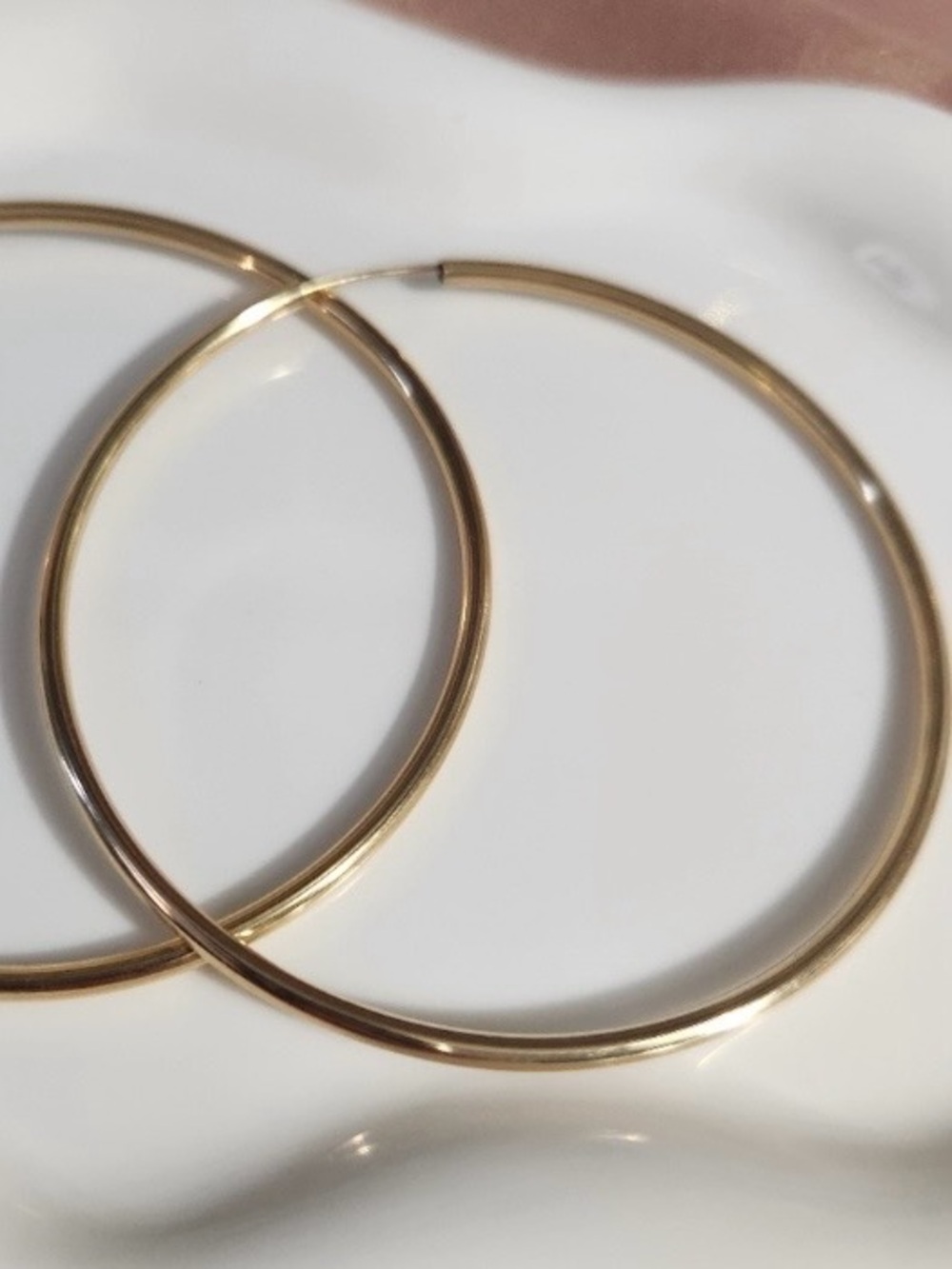 18k Gold Filled Hoop Earrings